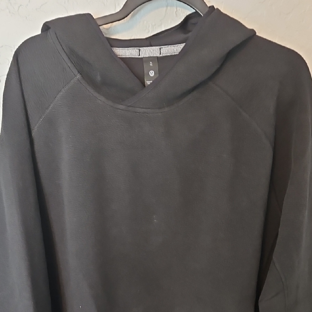0Lululemon Textured Spacer Men's Black Hoodie Sweatshirt